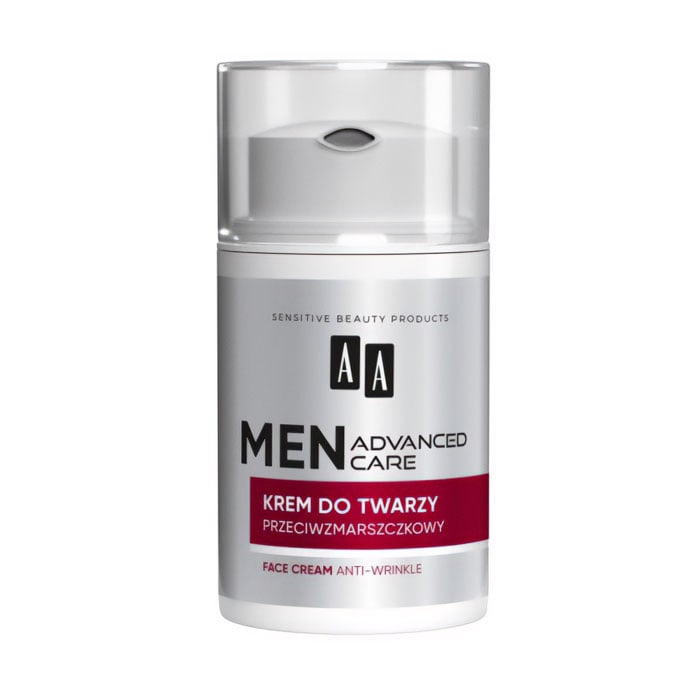 Чоловічий крем для обличчя AA Men Advanced Care Vital 40+ Face Cream проти зморщок, із 4 формами гіалуронової кислоти, 50 мл